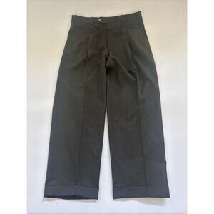 Vintage JB Britches Nordstrom 100% Wool Dress Pants 35 X 29‎ Pleated Cuffed USA